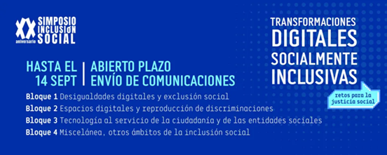 Simposio de Inclusi&oacute;n Social: Transformaciones digitales socialmente inclusivas - retos para la justicia social